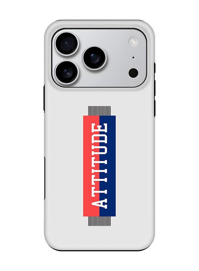 Stylizedd Tough Pro Magnetic Case for iPhone 17 Pro, Dual Layer hybrid PC + TPU Mobile Cover Matte - Attitue