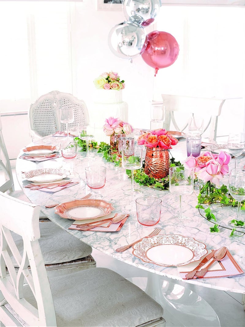 Talking Tables Party Porcelain Rose Gold Napkin - Image 4