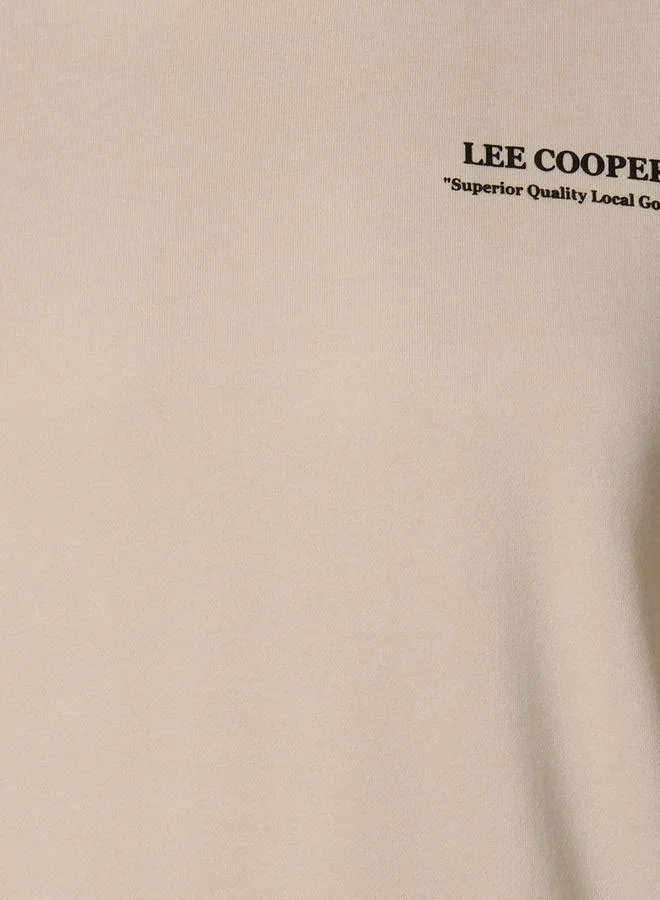 Lee Cooper  Lee Cooper Men Regular Fit Logo Print Cotton Sweatshirt for Men | Best Price UAE