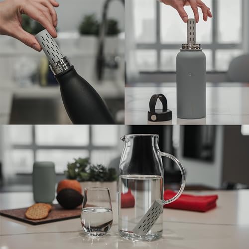 GOFILTR Magnesium Alkaline Water Infuser - 9.5 pH + Electrolytes for Any Water Bottle/Small Pitcher, 750 Refills / 3 Months, Ionized Mineral Water Infuser (Original 1 Pack) - Image 2