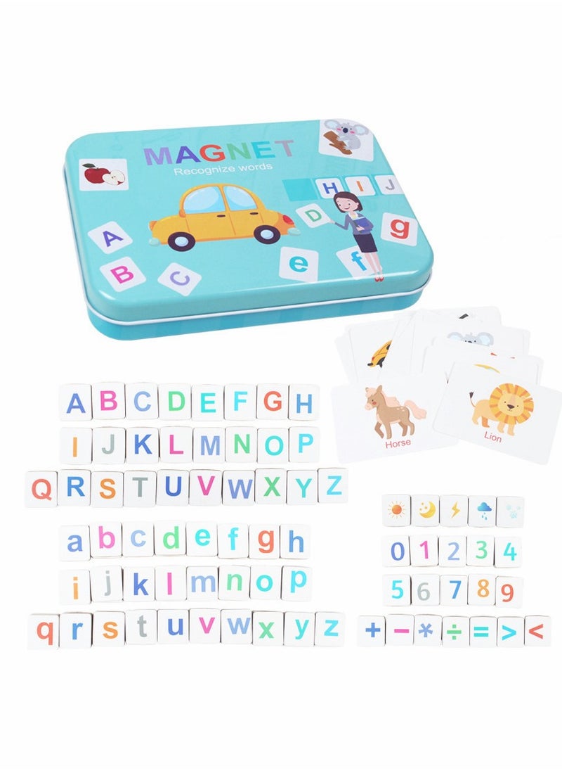 SYOSI - Educational Toy Set, Magnetic Letters Numbers Alphabet, Fridge Magnets, ABC 123, Preschool Learning Spelling Counting, Uppercase Lowercase Math, for 3 4 5 Years Kid Toddler - Image 1