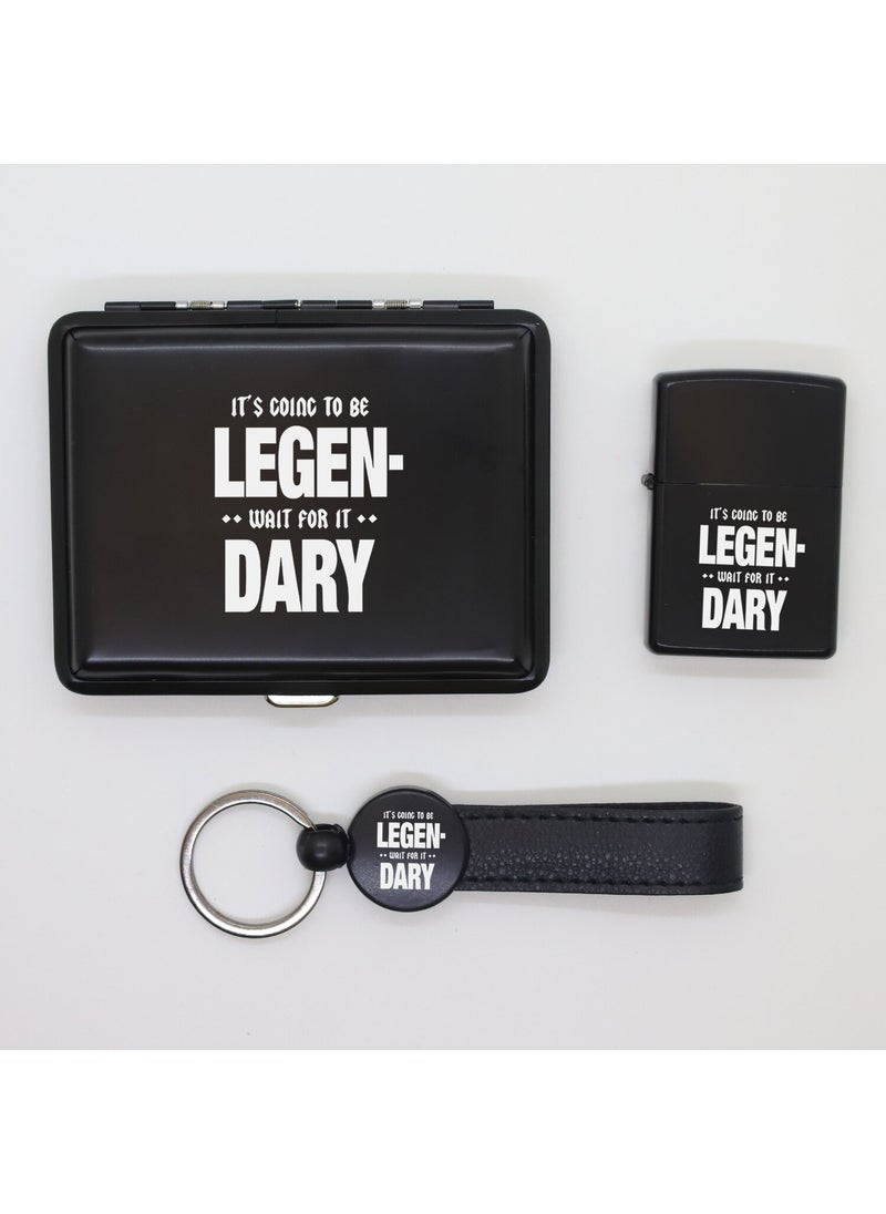 Ada Lazer - Personalized Hımym Metal Plate, Zippo Lighter and Keychain Set - Image 1