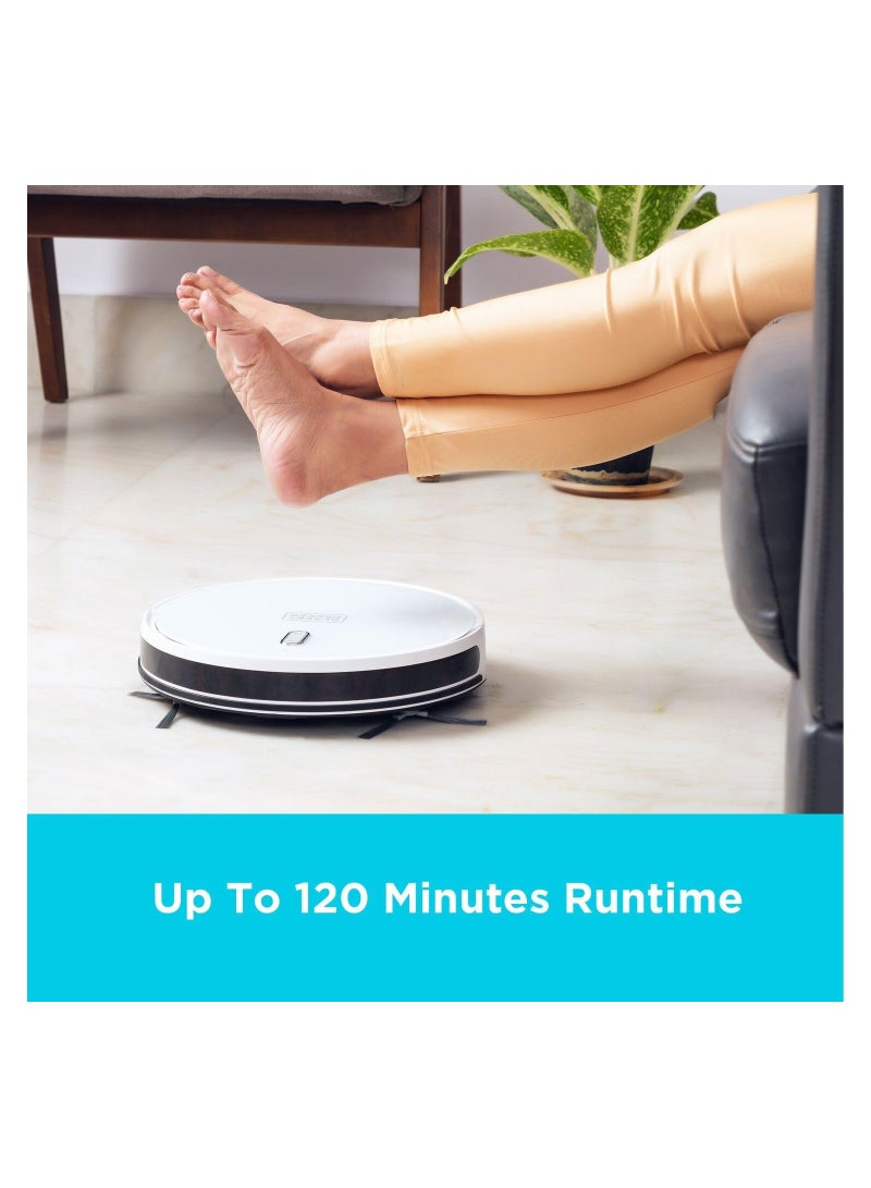 BLACK+DECKER Robotic Vacuum Cleaner And Mop Alexa & Google Assistant Enabled 14.4 W BRVA425B10-B5 White - Image 2