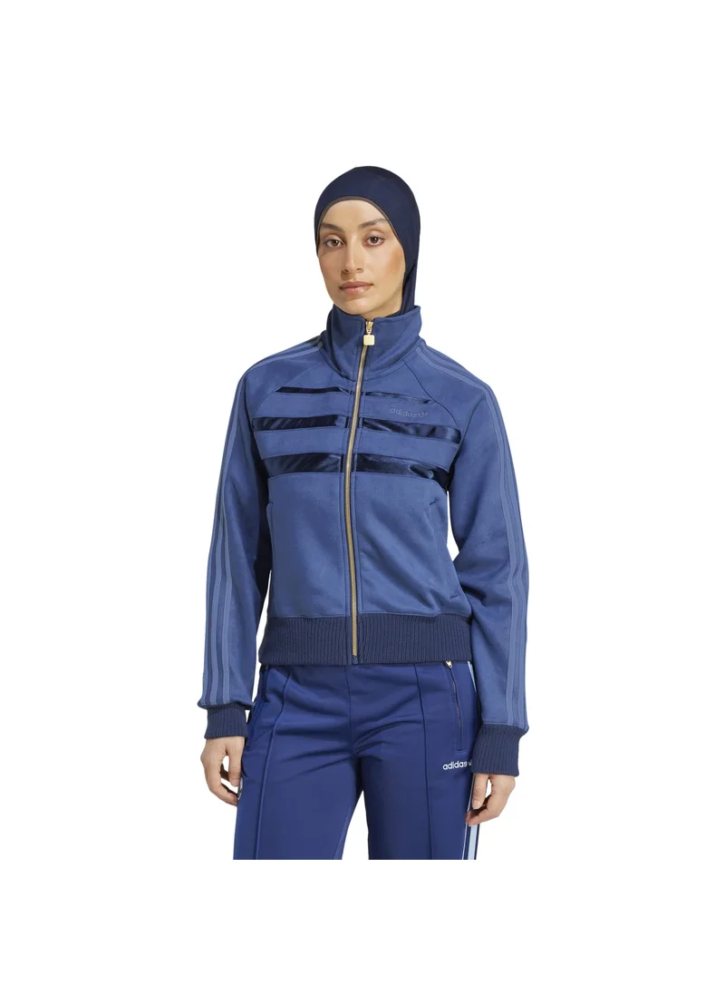 اديداس adidas SUEDE TT Blue Originals Women TRACK TOPS