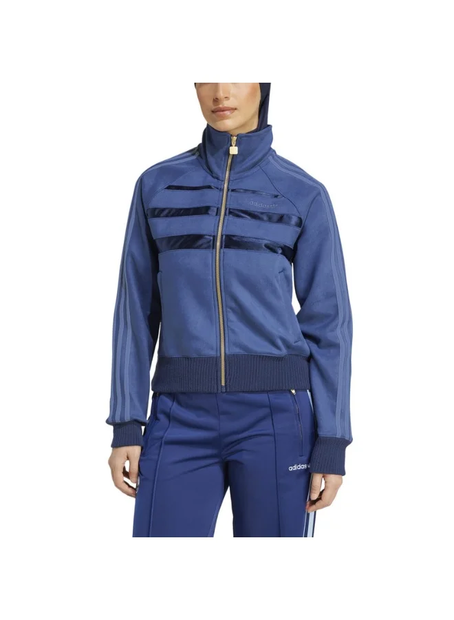 Adidas SUEDE TT Blue Originals Women TRACK TOPS
