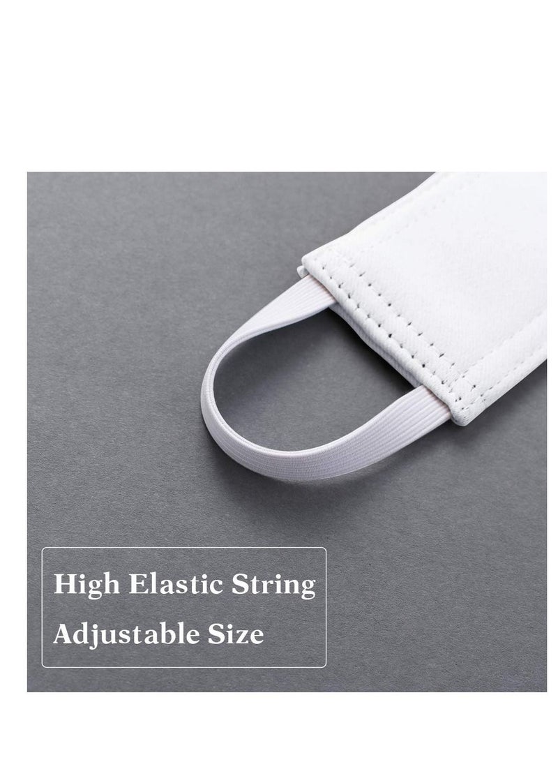 SYOSI Strong Elastic Straps Door Covers For Universal Fits, Standard Size, Pure White, 3 Pieces, 4 W X 2 L Inches - Image 3