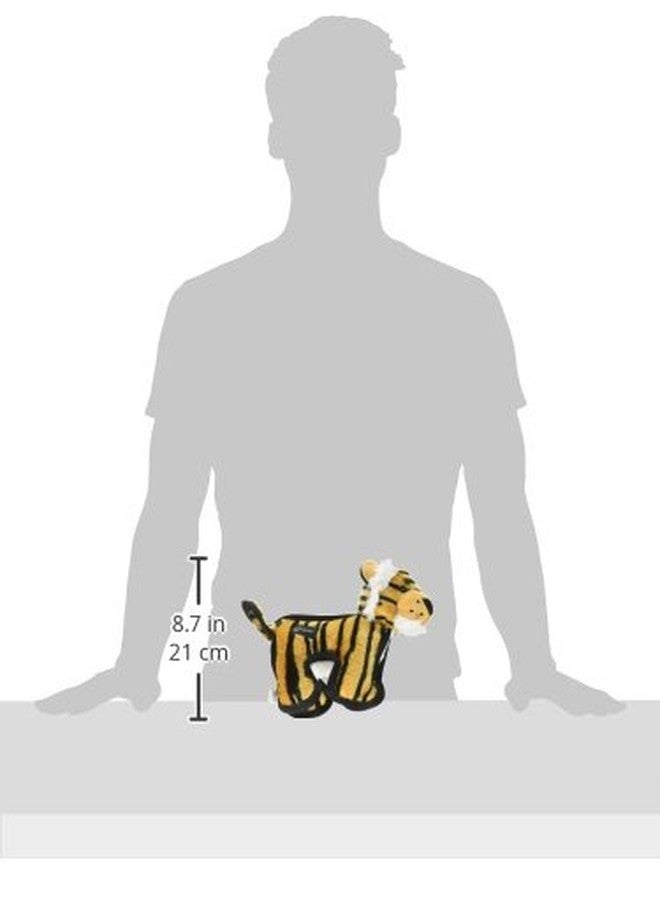 Hyper Pet Tough Plush Tiger Durable Dog Toy with Squeaker - Image 3