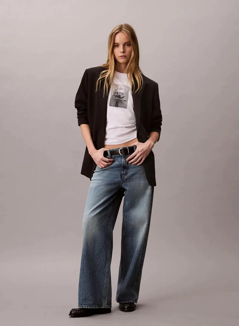 Calvin Klein Jeans Flower Logo Boxy T-Shirt