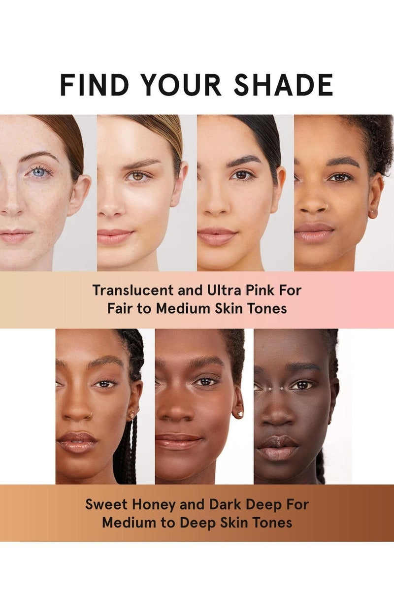 One Size Ultimate Blurring Setting Powder Full- Translucent - for Fair to Dark Skin Tones, 1.2 Ounce (Pack of 1) - Image 5