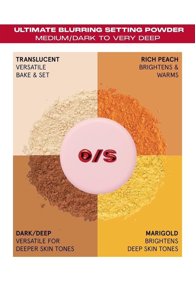 One Size Ultimate Blurring Setting Powder Full- Translucent - for Fair to Dark Skin Tones, 1.2 Ounce (Pack of 1) - Image 4