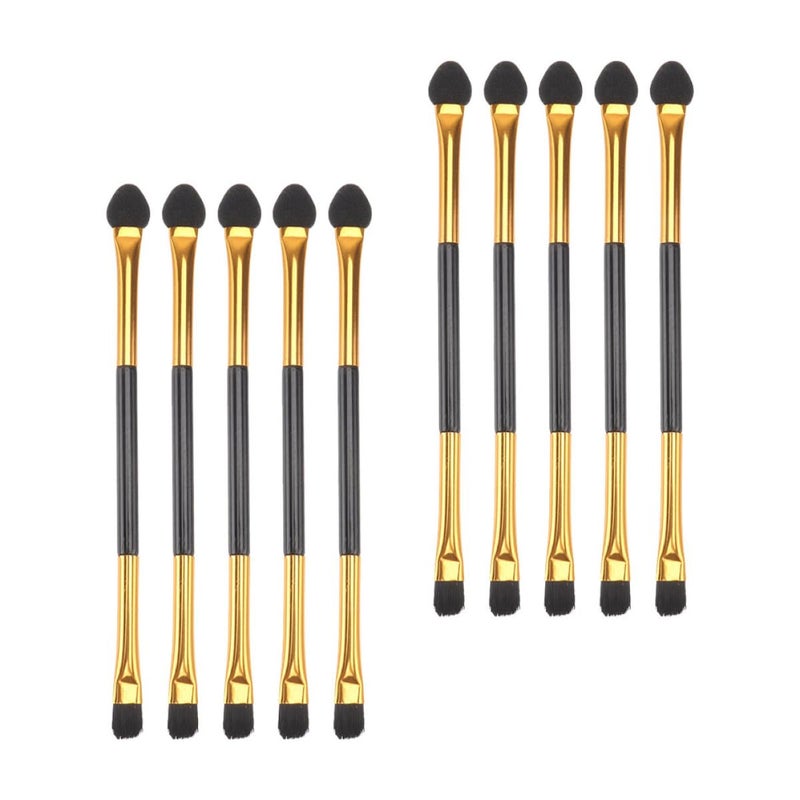 20pcs Double-ended Eyeshadow Brush Set for Women Synthetic Fiber Makeup Brushes for Eye Shadow Application and Blending Cosmetic Kit for Eye Makeup - Image 1