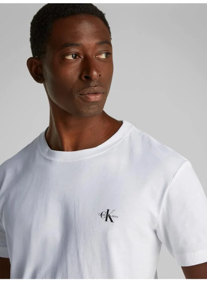 Calvin Klein Jeans 2 Pack Of Logo Crew Neck T-Shirt