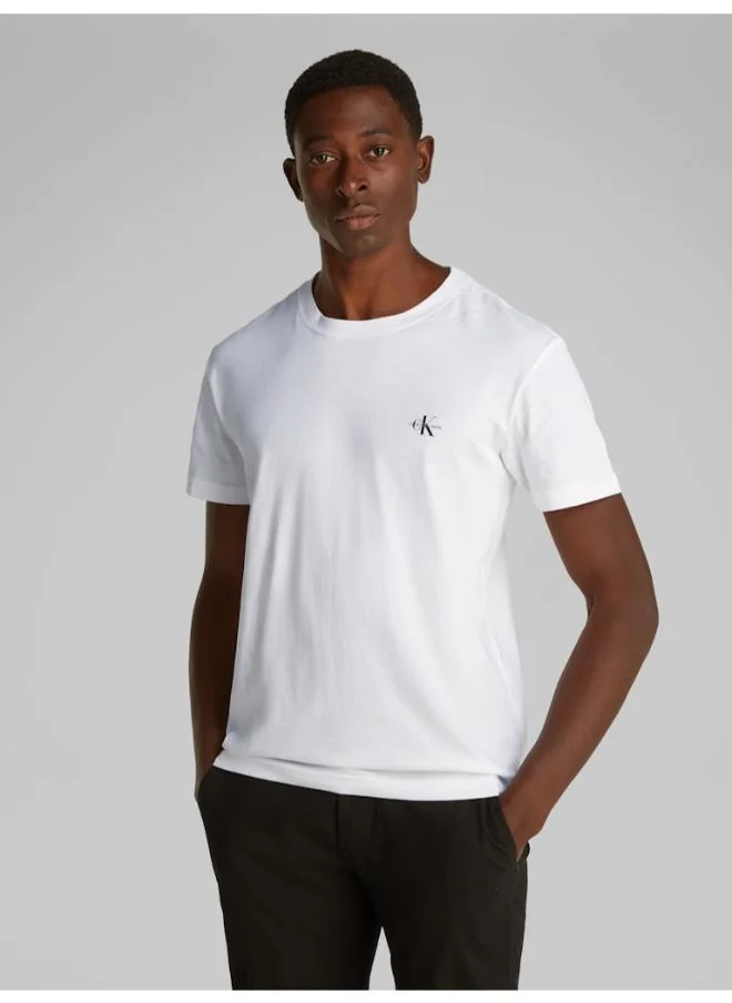 Calvin Klein Jeans 2 Pack Of Logo Crew Neck T-Shirt