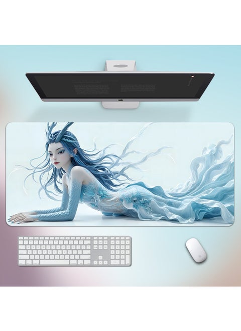 Which Ao Run Mouse Pad Super Large Lock Edge Non-slip Laptop Pad Large Ao C E-sports Keyboard Pad Table Mat-Colour:800*300*5mm-Pattern:Nezha Ao Run04