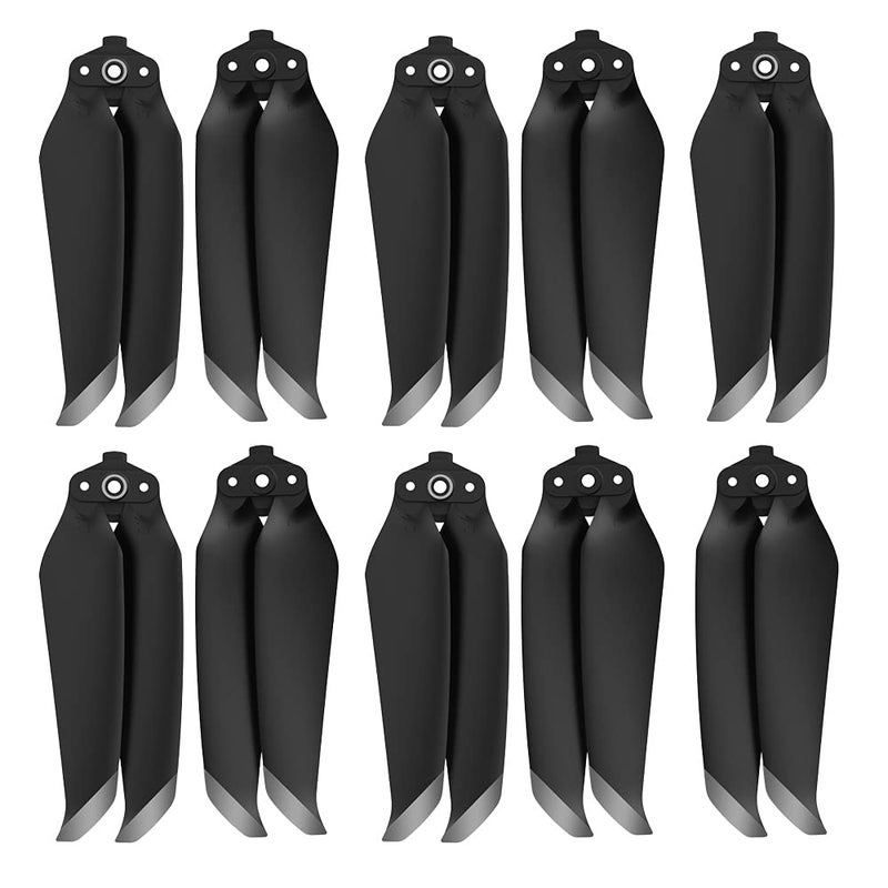 BEHORSE 10Pcs Mavic Air 2Air 2s Propellers Low Noise Spare Blades Quadcopter Accessory Replacement QuickRelease Props for DJI Mavic Air 2Air 2s Drone Accessories Silver - Image 3