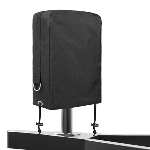 Roastove RV Electric Tongue Jack Cover Waterproof 600D Oxford Fabric Universal Trailer Jack Protective Cover for Outside Camper RV AccessoriesBlack 14H x 5W x 10D - Image 1