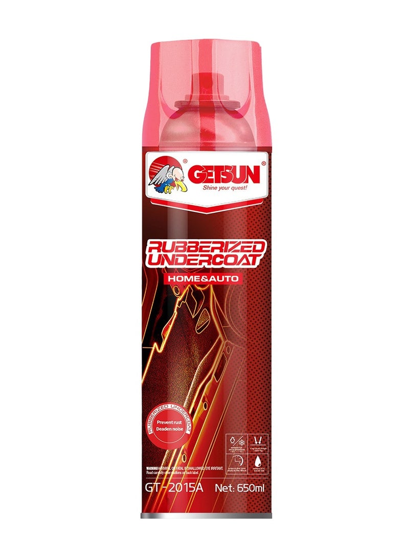 GETSUN Car Care Rust Anti Corrosion Protection Rubberized Undercoat Spray 650ml G-2015A - Image 1