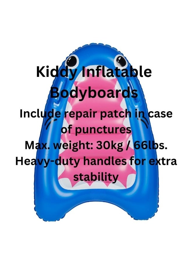 TRISHI Coconut Grove Kiddy Inflatable Bodyboard for Kids, Lightweight Swim Board Float with Grip Handles, Durable PVC Boogie Board for Pool and Beach, Water Sports Toy for Boys and Girls  Finn the Shark - Image 3