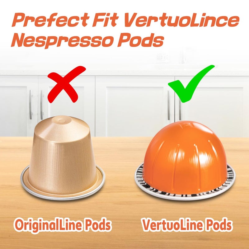 FlagShip Coffee Pod Holder for Nespresso Vertuo Pods Organizer,360 Degrees Revolving Pod Carousel No Assembly Required,Vertuo Pod Stand Black Metal(20 Pods Capacity) - Image 5
