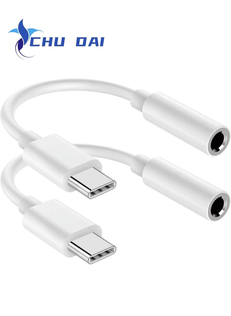 تشو داي محول USB-C إلى 3.5 مم - صوت لا فقداني بدقة 32bit/384kHz، متوافق مع آيفون 15/16 وجلاكسي S24/S23 والأجهزة اللوحية  - Image 1