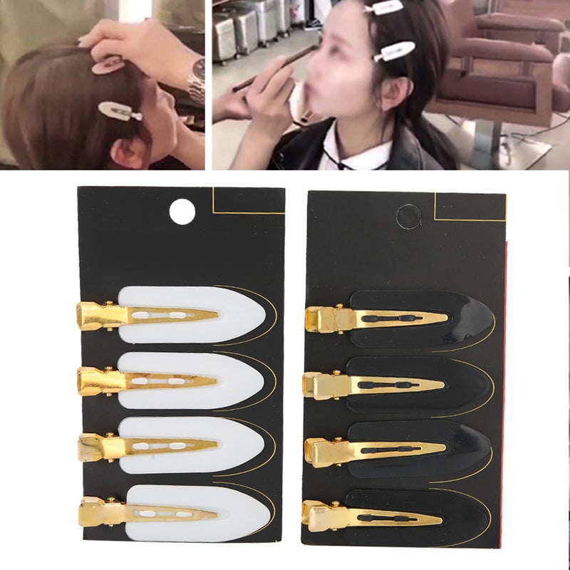 Hair Clip 8pcs High-quality ABS Resin - Effective Anti-slip Hairpin - Clip Hair Without Marks for Daily Travel Makeup Skin Care Face Cleaning Styling - Image 5