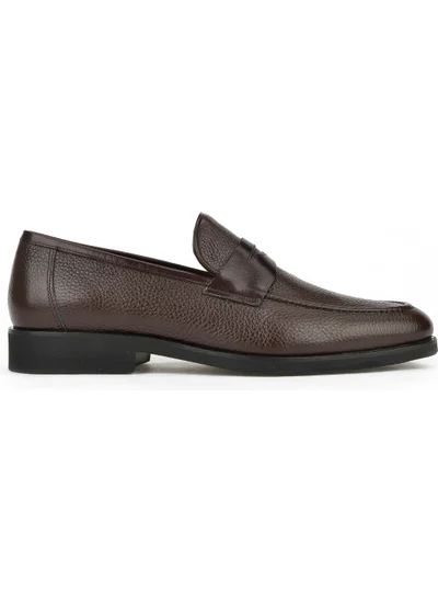 زيا , Men's Genuine Leather Shoes 141145Z315 Brown