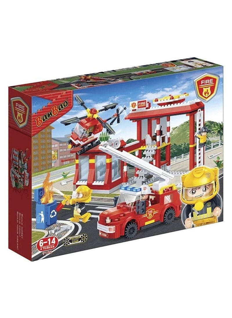 BanBao Banbao – Fire Garage Vehicles 505 Pieces – 7102  - Image 1