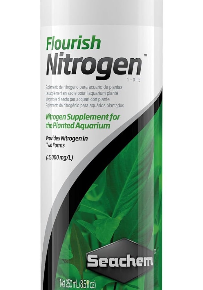 Seachem Flourish Nitrogen Supplement for Planted Aquariums, 250 mL - Image 1