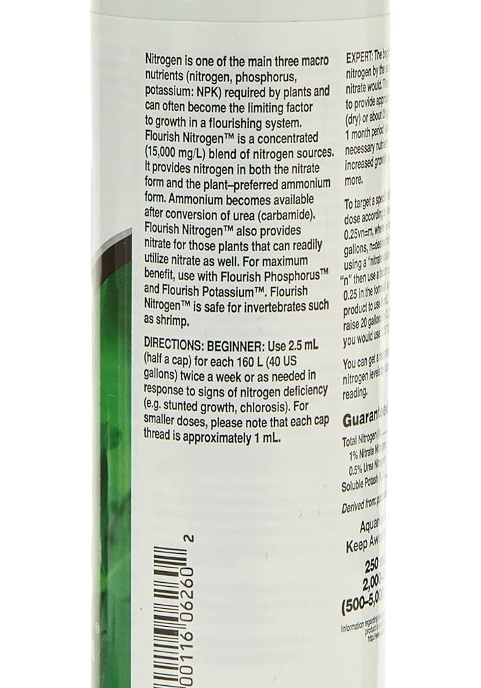 Seachem Flourish Nitrogen Supplement for Planted Aquariums, 250 mL - Image 2