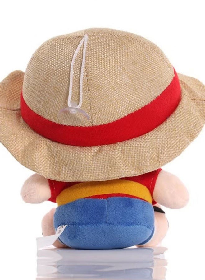 Halamodo قطعة واحدة 20 سم Q نسخة مونكي D. Luffy لعبة بلاش، رائعة هدية عيد الميلاد وديكر لغرفة النوم، غرفة المعيشة، المكتب، و مكتب ممتاز الضغط -الإعفاء دمية - Image 4
