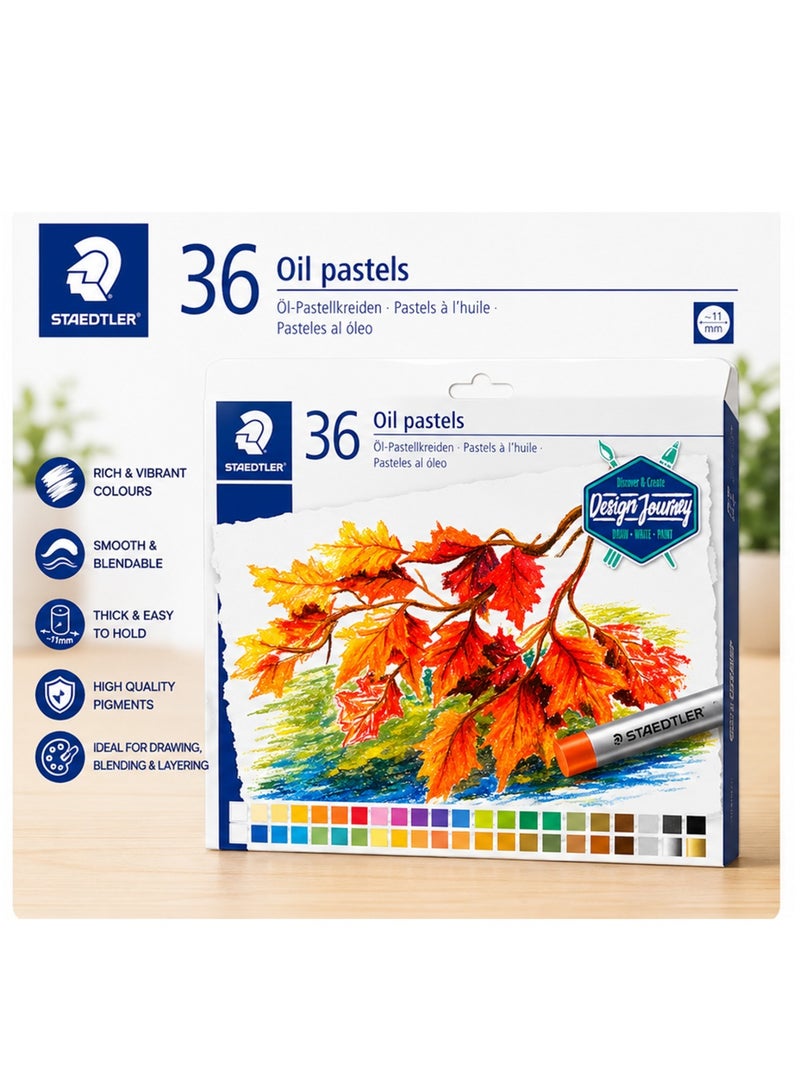STAEDTLER 36-Piece Oil Pastels Multicolour - Image 1