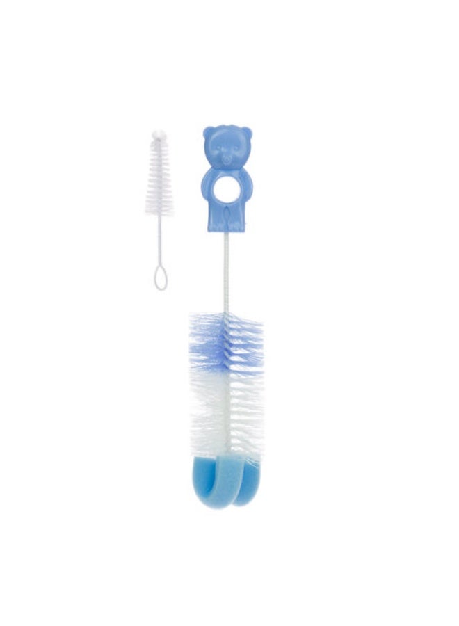 Canpol babies Bottle and teat brush set with sponge - Image 1
