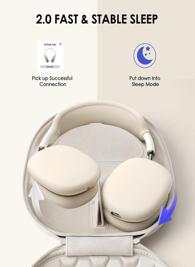 SQERO Smart Case 2.0 Slimline for AirPods Max Headphones Supports Sleep Mode, with AirPods Max Silicone Case Cover Accessories, Upgrade Anti-Scratch Portable Carry Travel Bag - Image 2