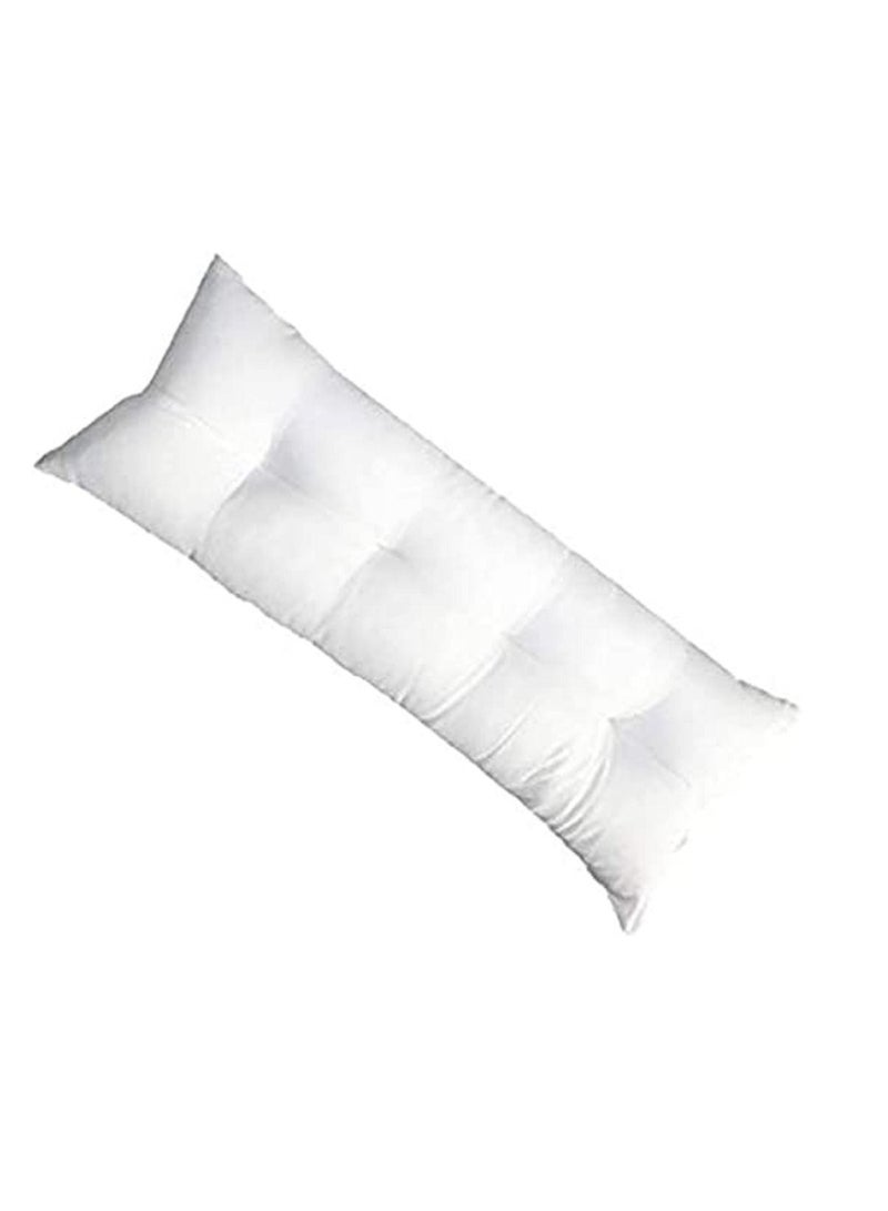 Fiber Long Pillow  120cm white - Image 1