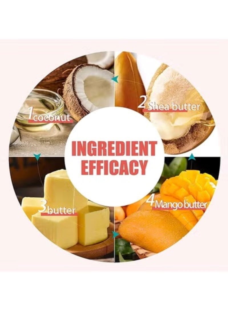 إيلهو قناع تغذية الشعر بجوز الهند من إيلهو - قناع شعر بجوز الهند - بلسم عميق حريري، علاج للشعر الجاف والتالف، قناع زيت جوز الهند الطبيعي لجميع أنواع الشعر - Image 5