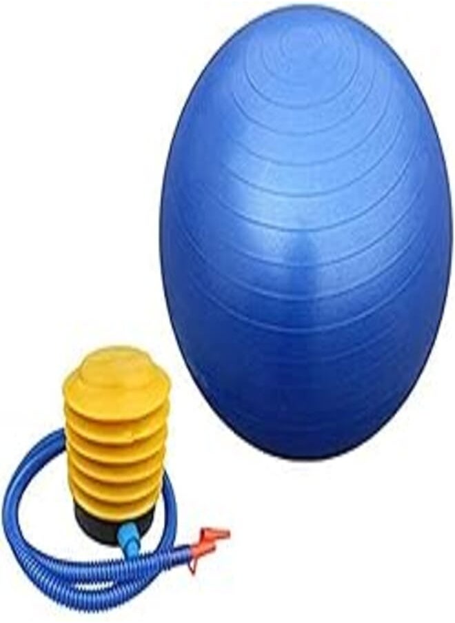 Fitness World Blue Anti Burst Gym Ball 65cm Fitness Yoga Exercise Home Pregnancy Birthing Ball 