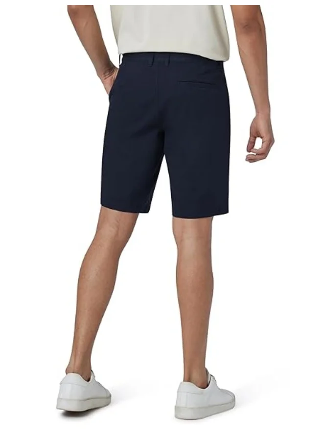 XYXX  Men Twill Cotton Chinos Shorts, Regular Fit, Solid, Pack of 1, CB1SHT05_30, Pitch Black, 30  | Best Price UAE