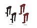 Intermatic Intermatic Cycle Timer Plastic Tripper Pins, 2 Red 2 Black  - Image 2
