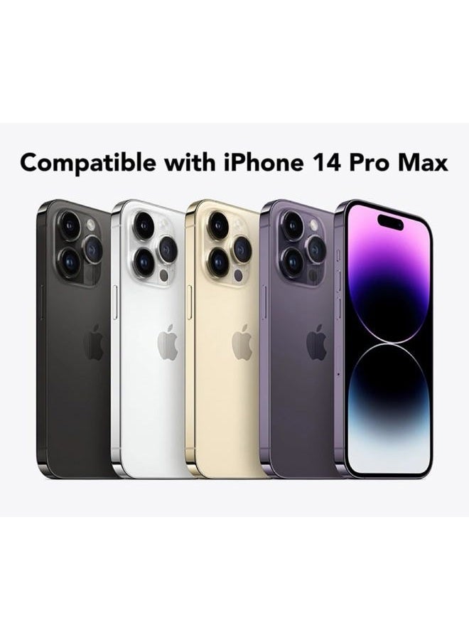 Jusnfu for iPhone 14 Pro Max Case 6.7 Inch 2022, Aesthetic Love Hearts Print Phone Case for Women Girls Men, Silicone Protective Phone Cover for iPhone 14 Pro Max, Black Love Hearts - Image 2