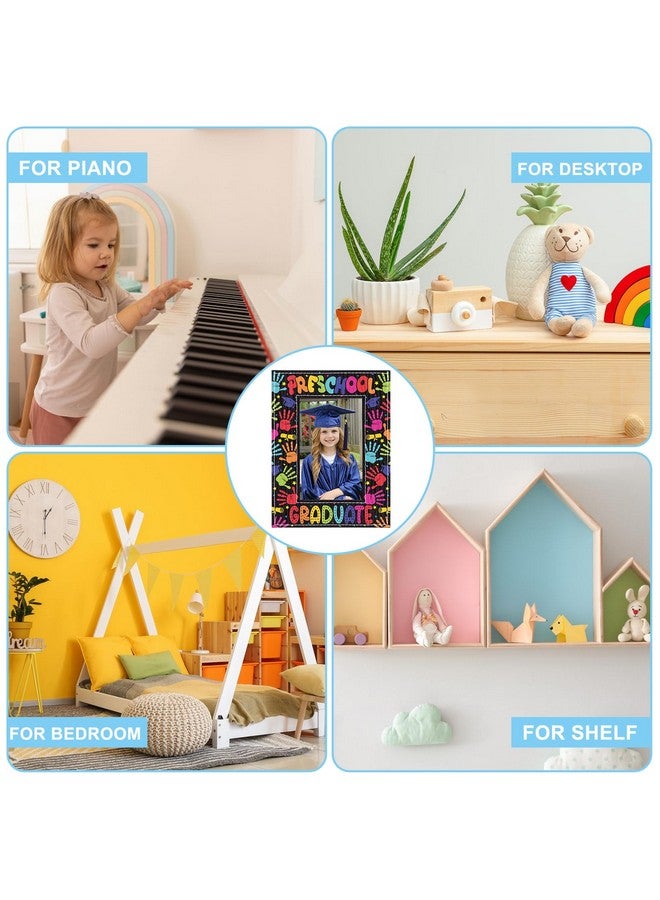 فاكرافت إطار صور تخرج روضة الأطفال من فاكرافت - إطار صور عمودي 4×6 للأطفال في مرحلة ما قبل المدرسة - هدية تخرج 2024 للابن أو الابنة - Image 5