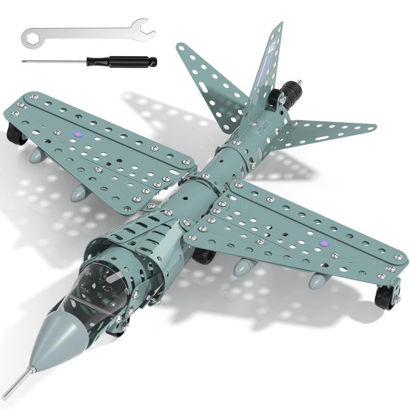 WATUDOU Model Airplane STEM Building Projects Toys  DIY Building STEM Projects Toys for Kids Boys Girls Ages 81216 Assembly Science Kit Model Plane Birthday Gift Toy for Kids Boys 8 9 10 11 12 Years Old - Image 3