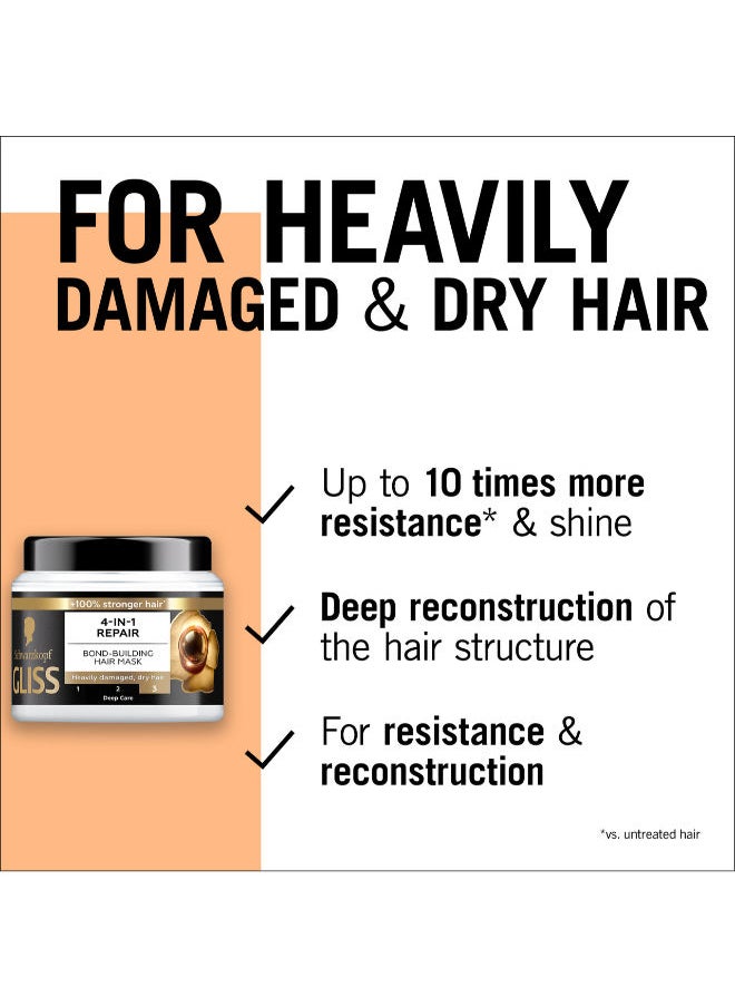 Schwarzkopf Gliss Mask Ultimate Repair 400ml  - Image 3