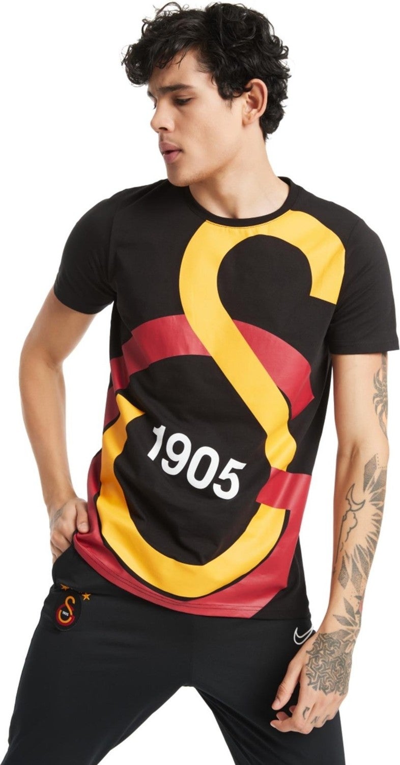 Galatasaray Licensed Black Large Logo T-Shirt Gift Lion Wooden Box - Image 5
