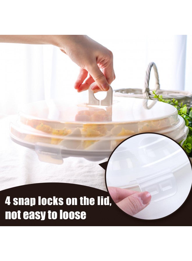 HANSGO 3PCS Deviled Egg Platter, Deviled Egg Carrier With Lid Egg Containers Egg Tray with Lid for Festival Party Favor Home Kitchen Refrigerator Supplies - Image 4