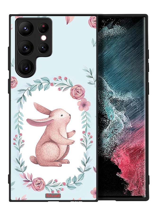 Tolwak Samsung Galaxy S22 Ultra 5G Protective Case Cover Rabbit - Image 2
