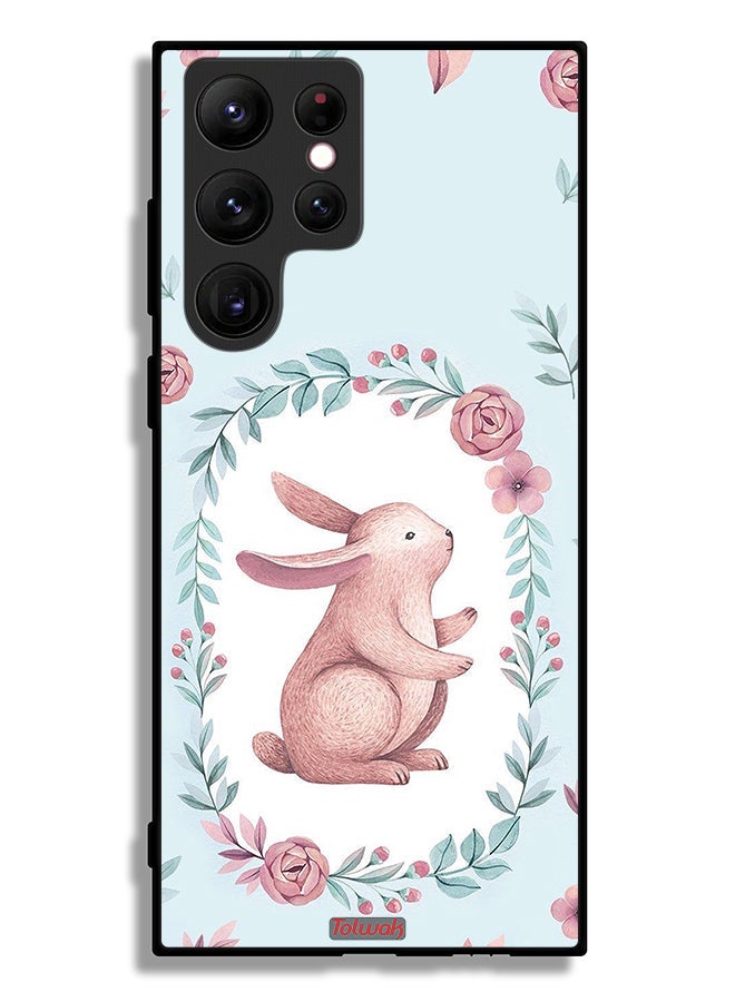 Tolwak Samsung Galaxy S22 Ultra 5G Protective Case Cover Rabbit - Image 3
