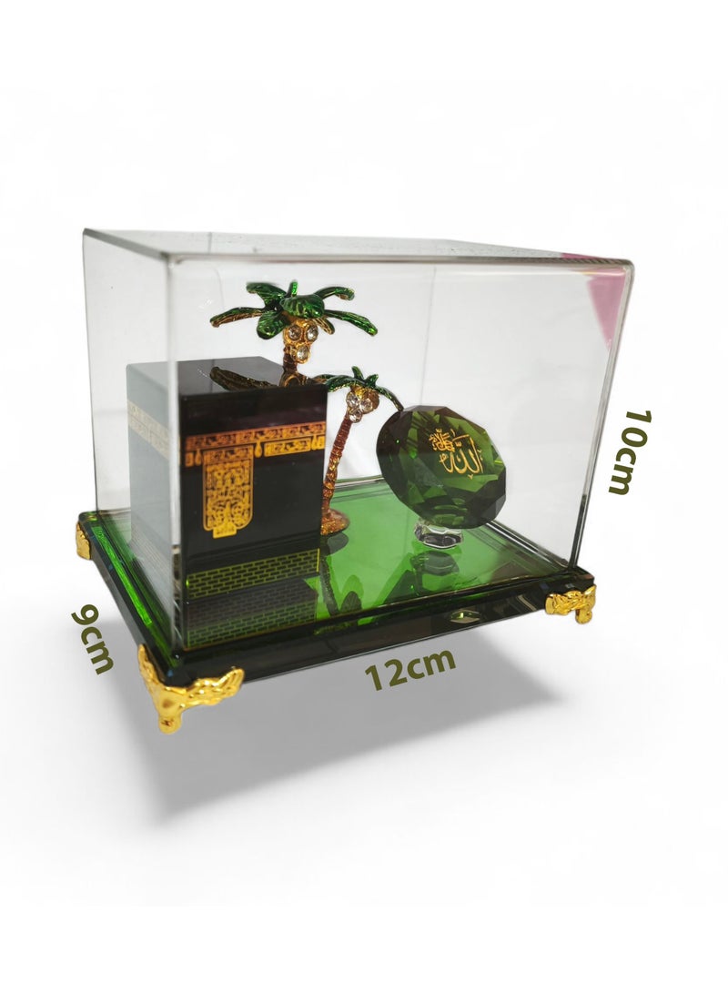 Glass Model of Kaaba with Palm Tree - Image 1