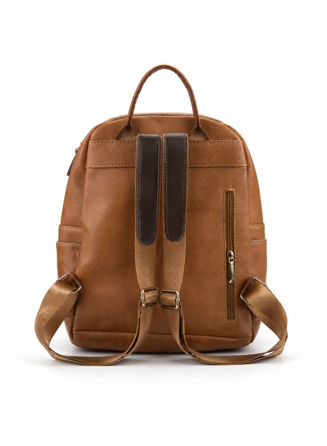 Women’s Convertible Shoulder Bag and Backpack with Multiple Zipper Pockets – Practical Everyday Bag for Work, College, Shopping and Travel - Image 3