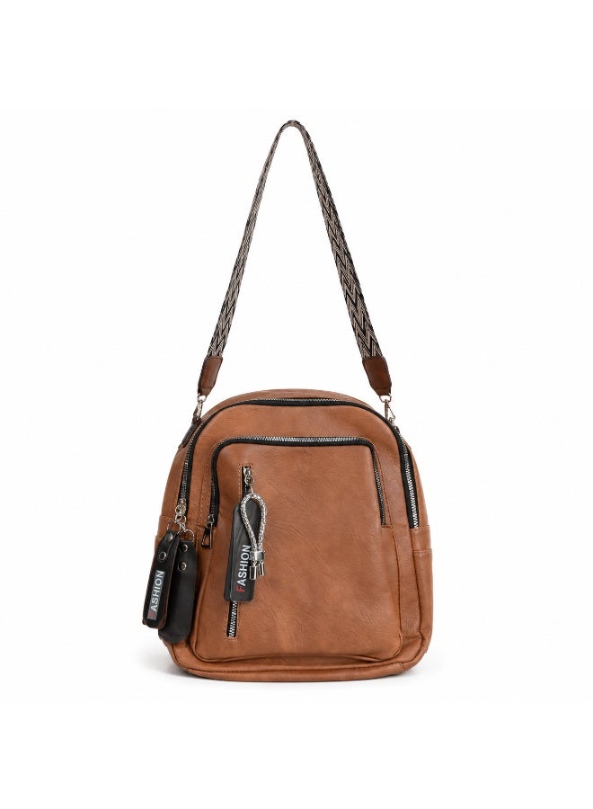 Women’s Convertible Shoulder Bag and Backpack with Multiple Zipper Pockets – Practical Everyday Bag for Work, College, Shopping and Travel - Image 5