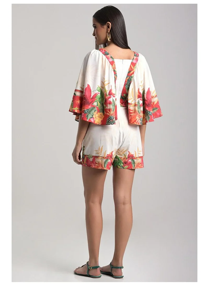 Carmen Steffens  Gode Sleeve Printed Romper for Women | Best Price UAE